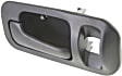 Rear, Driver Side Textured Black Interior Door Handle