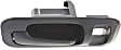 Rear, Driver Side Textured Black Interior Door Handle