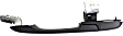 Rear, Driver Side Textured Black Exterior Door Handle, Without Key Hole