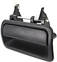 Rear, Passenger Side Textured Black Exterior Door Handle, Without Key Hole