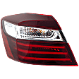 2017 Honda Accord Sport - Driver Side, Outer LED Tail Light, With bulb(s), 4-Door Mounts on Body, OE Replacement, Sedan