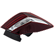 2017 Honda Accord Sport - Driver Side, Outer LED Tail Light, With bulb(s), 4-Door Mounts on Body, OE Replacement, Sedan