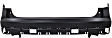 Rear, Upper Primed Bumper Cover CAPA Certified