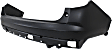 Rear, Upper Primed Bumper Cover CAPA Certified