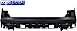 Rear, Upper Primed Bumper Cover CAPA Certified
