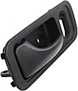 Front, Driver Side Interior Door Handle, Black, With Door Lock Hole, 4 Cyl., 2.4L Engine