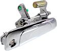 Front, Passenger Side Chrome Exterior Door Handle, With Key Hole