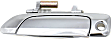 Front, Driver Side Chrome Exterior Door Handle, With Key Hole