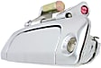 Front, Driver Side Chrome Exterior Door Handle, With Key Hole