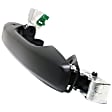 Front Or Rear, Passenger Side Primed Exterior Door Handle, Without Key Hole