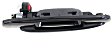 Front, Passenger Side Smooth Black Exterior Door Handle, With Key Hole