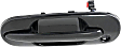Front, Driver Side Smooth Black Exterior Door Handle, With Key Hole