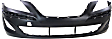 2011-2014 Hyundai Genesis - Front Primed Bumper Cover, Sedan, Without Parking Aid Sensor Holes