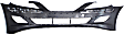 2011-2014 Hyundai Genesis - Front Primed Bumper Cover, Sedan, Without Parking Aid Sensor Holes