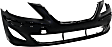 Front Primed Bumper Cover, Sedan, Without Parking Aid Sensor Holes, CAPA Certified