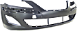 Front Primed Bumper Cover, Sedan, With Parking Aid Sensor Holes