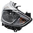 2015-2017 Hyundai Accent - Passenger Side Headlight, with Bulb, Halogen, Standard Type