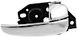 Front Or Rear, Passenger Side Chrome Interior Door Handle
