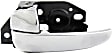 Front Or Rear, Driver Side Chrome Interior Door Handle