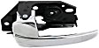 Front Or Rear, Driver Side Chrome Interior Door Handle