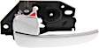 Front Or Rear, Driver Side Chrome Interior Door Handle, Sedan