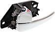 Front Or Rear, Driver Side Chrome Interior Door Handle, Sedan