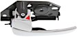 Front Or Rear, Driver Side Chrome Interior Door Handle, Sedan