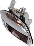 Front, Passenger Side Chrome Exterior Door Handle, With Key Hole
