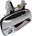 Front, Passenger Side Chrome Exterior Door Handle, With Key Hole