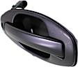 Front, Passenger Side Primed Exterior Door Handle, With Key Hole
