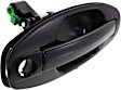 Front, Passenger Side Primed Exterior Door Handle, With Key Hole