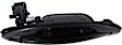 Front, Passenger Side Primed Exterior Door Handle, With Key Hole