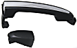 Front, Passenger Side Primed Exterior Door Handle, Without Key Hole