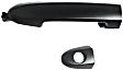 Front, Driver Side Primed Exterior Door Handle, With Key Hole