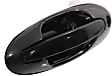 Front, Driver Side Smooth Black Exterior Door Handle, With Key Hole, Sedan