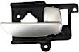 Front or Rear, Passenger Side Interior Door Handle, Silver Lever, With Door Lock Button, 4 Cyl., 2.0L Engine