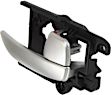 Front or Rear, Passenger Side Interior Door Handle, Silver Lever, With Door Lock Button, 4 Cyl., 2.0L Engine