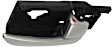 Front or Rear, Passenger Side Interior Door Handle, Silver Lever, With Door Lock Button, 4 Cyl., 2.0L Engine