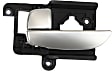 Front or Rear, Driver Side Interior Door Handle, Silver Lever, With Door Lock Button, 4 Cyl., 2.0L Engine
