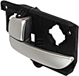 Front or Rear, Driver Side Interior Door Handle, Silver Lever, With Door Lock Button, 4 Cyl., 2.0L Engine