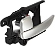 Front or Rear, Driver Side Interior Door Handle, Silver Lever, With Door Lock Button, 4 Cyl., 2.0L Engine