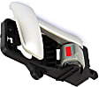Front Or Rear, Passenger Side Silver lever Interior Door Handle