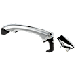 Front, Passenger Side Chrome Exterior Door Handle, Without Key Hole