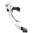 Front, Driver Side Chrome Exterior Door Handle, With Key Hole