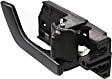 Front, Passenger Side Black Interior Door Handle, Coupe