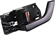 Front, Driver Side Black Interior Door Handle, Coupe