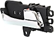Front Or Rear, Passenger Side Chrome Interior Door Handle