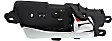 Front Or Rear, Passenger Side Chrome Interior Door Handle