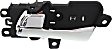 Front Or Rear, Driver Side Chrome Interior Door Handle