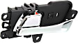 Front Or Rear, Driver Side Chrome Interior Door Handle
